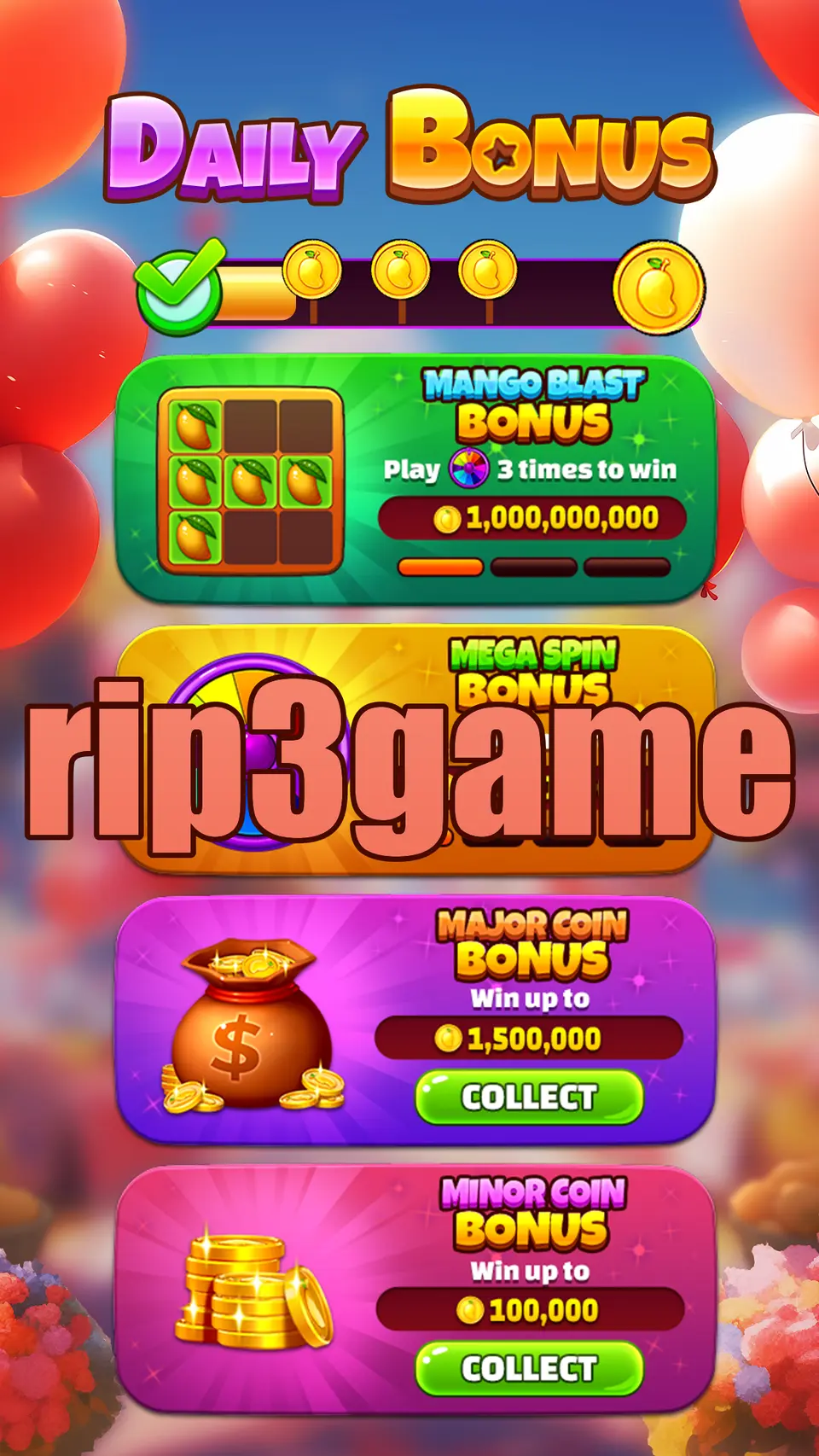 rip3game Tangkapan Layar Resmi APK